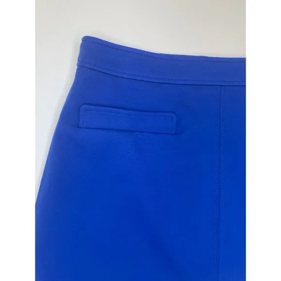 NWT ZARA MINI SKIRT WITH POCKETS Ink blue Medium - Picture 9 of 10